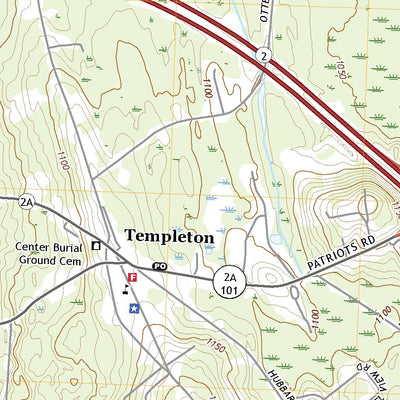 United States Geological Survey Templeton, MA (2021, 24000-Scale) digital map