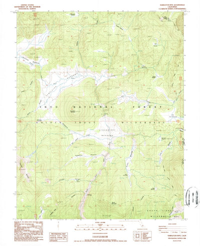 United States Geological Survey Templeton Mountain, CA (1988, 24000-Scale) digital map