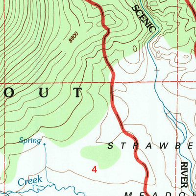 United States Geological Survey Templeton Mountain, CA (1994, 24000-Scale) digital map