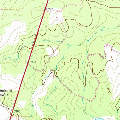United States Geological Survey Tempy, GA (1974, 24000-Scale) digital map