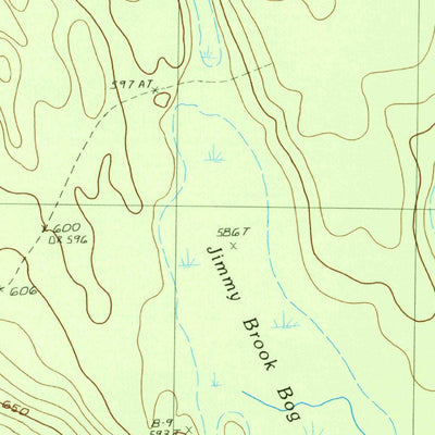 United States Geological Survey Ten Mile Lake, ME (1989, 24000-Scale) digital map