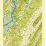 United States Geological Survey Ten Mile, TN (1940, 24000-Scale) digital map
