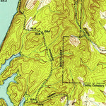 United States Geological Survey Ten Mile, TN (1952, 24000-Scale) digital map