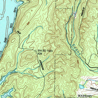 United States Geological Survey Ten Mile, TN (1973, 24000-Scale) digital map