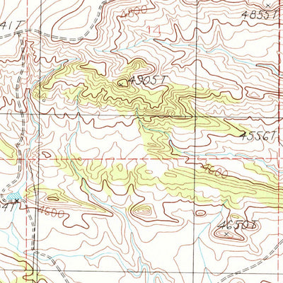 United States Geological Survey Ten O'Clock Gate, MT (1986, 24000-Scale) digital map