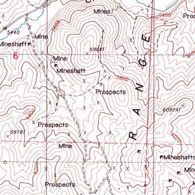 United States Geological Survey Tenabo, NV (1985, 24000-Scale) digital map