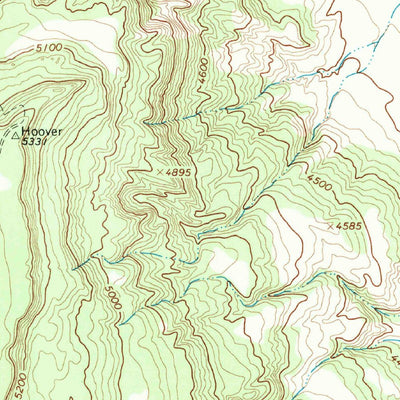 United States Geological Survey Tenaja Mesa, NM (1967, 24000-Scale) digital map