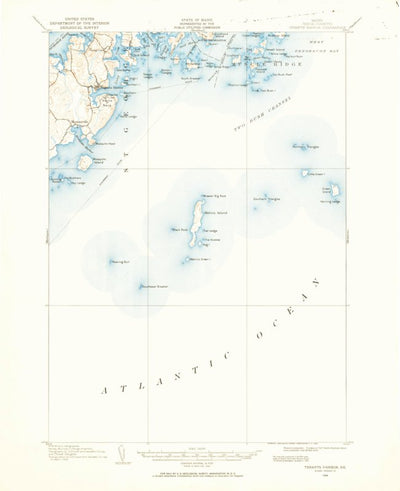 United States Geological Survey Tenants Harbor, ME (1904, 62500-Scale) digital map