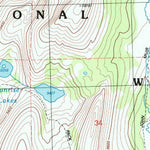 United States Geological Survey Tenaya Lake, CA (1997, 24000-Scale) digital map