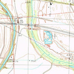 United States Geological Survey Tendal, LA (1986, 24000-Scale) digital map