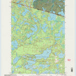United States Geological Survey Tenderfoot Lake, WI-MI (1999, 24000-Scale) digital map