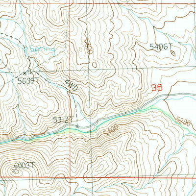 United States Geological Survey Tendoy, ID (1989, 24000-Scale) digital map
