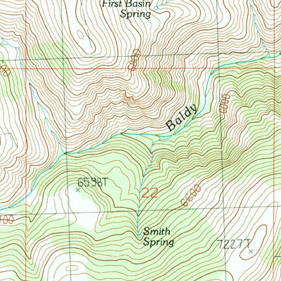 United States Geological Survey Tendoy, ID (1989, 24000-Scale) digital map