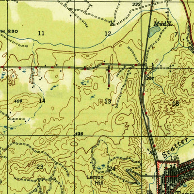 United States Geological Survey Tenino, WA (1944, 62500-Scale) digital map