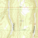 United States Geological Survey Tenmile Canyon North, UT (1991, 24000-Scale) digital map