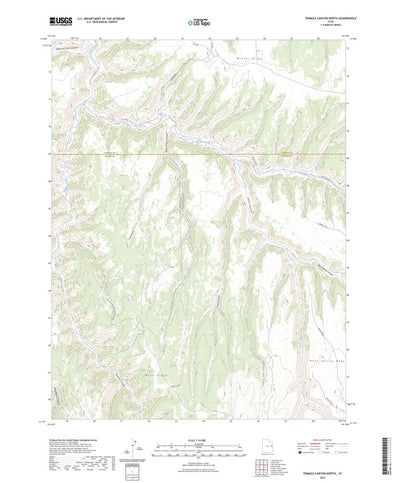 United States Geological Survey Tenmile Canyon North, UT (2023, 24000-Scale) digital map