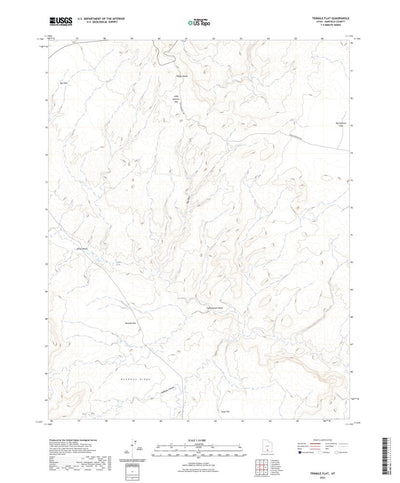 United States Geological Survey Tenmile Flat, UT (2023, 24000-Scale) digital map