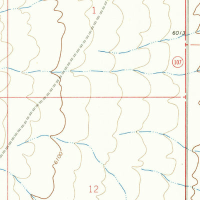 United States Geological Survey Tenmile Hill, NM (1965, 24000-Scale) digital map