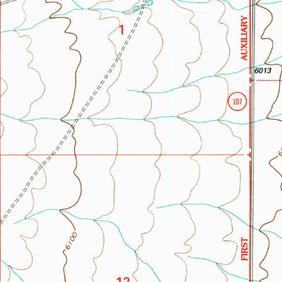 United States Geological Survey Tenmile Hill, NM (1995, 24000-Scale) digital map