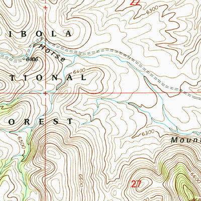 United States Geological Survey Tenmile Hill, NM (1995, 24000-Scale) digital map