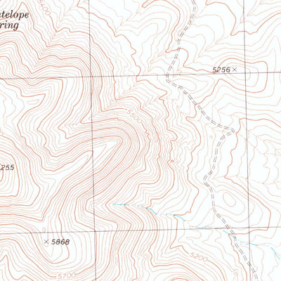 United States Geological Survey Tenmile, NV (1980, 24000-Scale) digital map