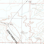 United States Geological Survey Tenmile Rim, WY (1986, 24000-Scale) digital map