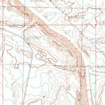 United States Geological Survey Tenmile Rim, WY (1986, 24000-Scale) digital map