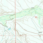 United States Geological Survey Tenmile Spring, WY (1971, 24000-Scale) digital map