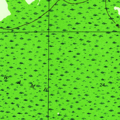 United States Geological Survey Tenmile Swamp, FL (1945, 24000-Scale) digital map