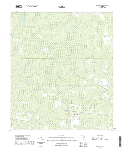 United States Geological Survey Tenmile Swamp, FL (2021, 24000-Scale) digital map