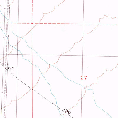 United States Geological Survey Tenmile Well, NV-CA (1989, 24000-Scale) digital map