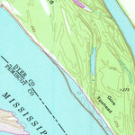 United States Geological Survey Tennemo, TN-MO (1971, 24000-Scale) digital map
