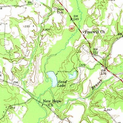 United States Geological Survey Tennessee Colony, TX (1949, 62500-Scale) digital map