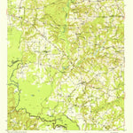 United States Geological Survey Tennessee Colony, TX (1950, 62500-Scale) digital map
