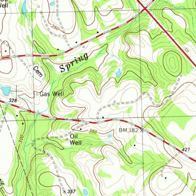 United States Geological Survey Tennessee Colony, TX (1982, 24000-Scale) digital map