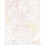 United States Geological Survey Tennessee Mountain, NV (1986, 24000-Scale) digital map