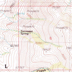 United States Geological Survey Tennessee Mountain, NV (1986, 24000-Scale) digital map