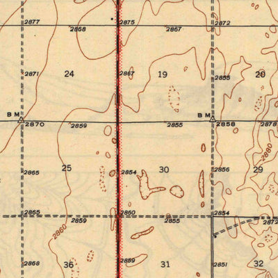 United States Geological Survey Tennis, KS (1944, 62500-Scale) digital map