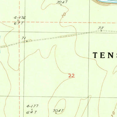 United States Geological Survey Tensas Bluff, LA (1987, 24000-Scale) digital map