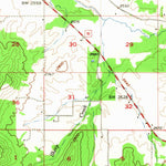 United States Geological Survey Tensed, ID (1957, 62500-Scale) digital map