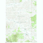United States Geological Survey Tensed, ID (1985, 24000-Scale) digital map