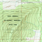 United States Geological Survey Tensed, ID (1985, 24000-Scale) digital map