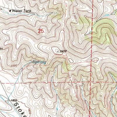 United States Geological Survey Tent Hills, CA (1994, 24000-Scale) digital map