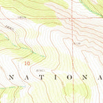 United States Geological Survey Tent Mountain, NV (1969, 24000-Scale) digital map