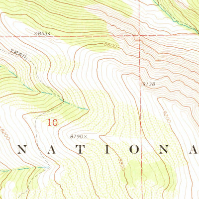 United States Geological Survey Tent Mountain, NV (1969, 24000-Scale) digital map