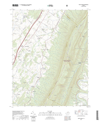 United States Geological Survey Tenth Legion, VA (2022, 24000-Scale) digital map