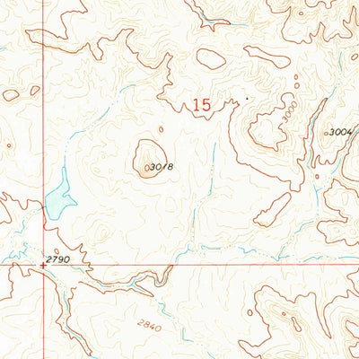 United States Geological Survey Tepee Butte NE, MT (1969, 24000-Scale) digital map