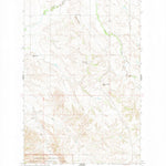 United States Geological Survey Tepee Buttes, ND (1958, 24000-Scale) digital map