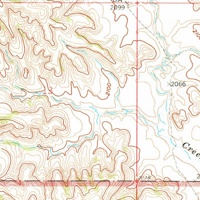 United States Geological Survey Tepee Buttes, ND (1958, 24000-Scale) digital map