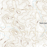 United States Geological Survey Tepee Buttes, SD (2021, 24000-Scale) digital map